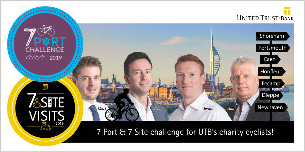 UTB team adds visits to seven south coast development sites as they complete the Seven Port Challenge