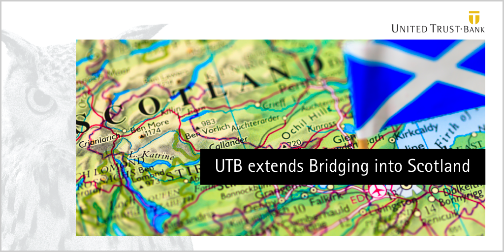 United Trust Bank extends bridging into Scotland