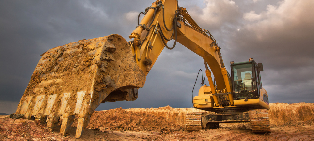 Excavator refinance funds a property purchase